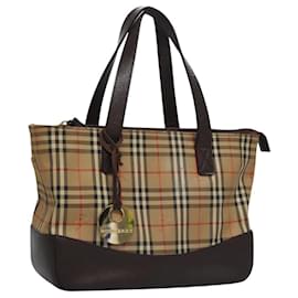 Mini bolso de mano con patrón de cuadros Nova de Burberry