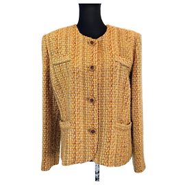 Mila Shön Chaqueta de bouclé Mila Schon años 1980