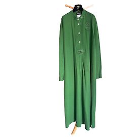 Chanel Kleid aus grüner Wolle