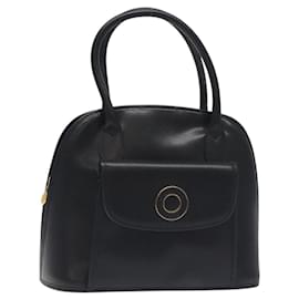 Bolso de mano de cuero con logo circular Celine - Céline