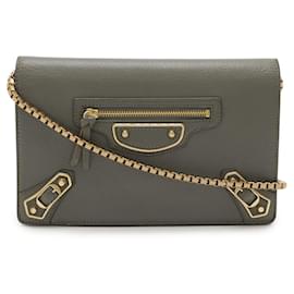 Pochette Borsa a Spalla Balenciaga Classic Metallic Edge Chain
