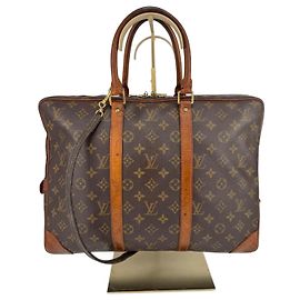 Louis Vuitton Business-Reisetasche mit Staubbeutel aus braunem Leder 289