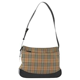 Burberry Schultertasche aus Nova Check Canvas