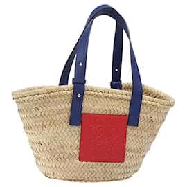 Borsa Tote Loewe in Raffia Media