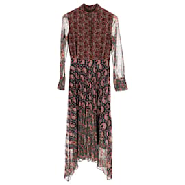 Plissiertes Kleid mit Paisley-Druck Lakshmi von Altuzarra aus mehrfarbigem Polyester
