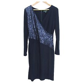 Wickelkleid mit Pailletten von Lauren Ralph Lauren