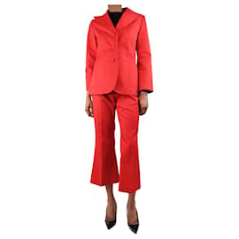 Completo in misto cotone rosso - taglia UK 8 - Autre Marque