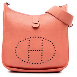 Hermès Evelyne III 29 in Pelle Clemence Rosa