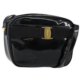 Borsa a Spalla Vala in Pelle Verniciata Salvatore Ferragamo