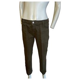 Gerard Darel Pantalón Gérard Darel Kaki Chic Talla 40 – Elegancia y Confort Parisino ✨