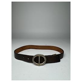 Vintage Dior Ledergürtel braun