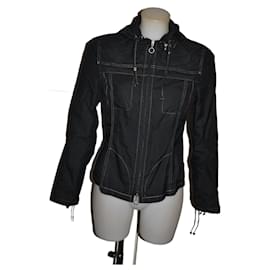 Giacca impermeabile Max & Co nera con cappuccio staccabile