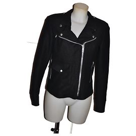 Chaqueta de lana Golden Goose negra XS