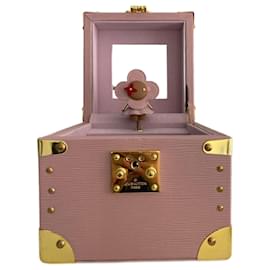 Louis Vuitton Vivienne Boîte à musique en cuir rose