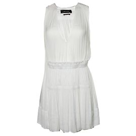 Isabel Marant, Abito bianco trasparente con volant
