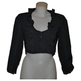 Pinko kurze gesteppte Jacke schwarz
