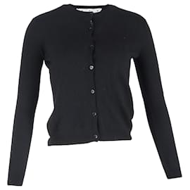 Knopf-Cardigan RED Valentino aus schwarzer Wolle