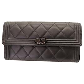 Chanel Boy Caviar Lange Geldbörse