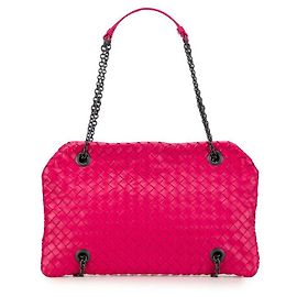 Borsa a Spalla in Pelle Intrecciato di Bottega Veneta