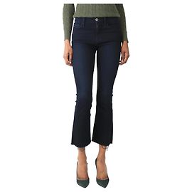 Frame Denim Jeans bootcut recortados en índigo oscuro - talla UK 6