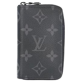 Louis Vuitton Zippy Coin Purse Vertical Monogram Eclipse