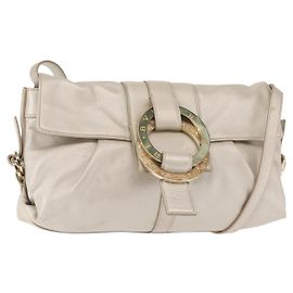 Bulgari Borsa a Spalla Chandra Flap in Pelle Grande Bvlgari