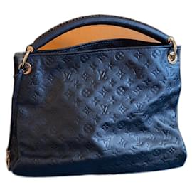 Louis Vuitton Artsy Handtasche aus schwarzem Leder