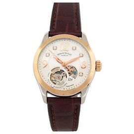 Autre Marque ARMAND NICOLET LL9 8653A-AN-P953MR8 34MM EDELSTAHL ROSEGOLD 18K DIAMANTEN UHR