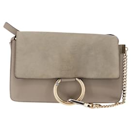 Borsa a Spalla Faye in Pelle e Camoscio - Piccola - Chloé