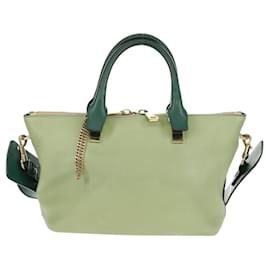 Chloé Borsa a tracolla in pelle bicolore Baylee di Chloe - Piccola