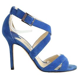 Jimmy Choo Tacchi in camoscio blu