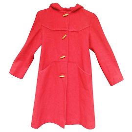 Autre Marque Abrigo Duffle Quillec Rojo de Lana