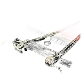 CHANEL Coco Mark Necklace Black Golden Gold-plated ref.JC2590355