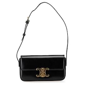 Céline Celine Triomphe 2-Wege Tasche aus glänzendem Kalbsleder