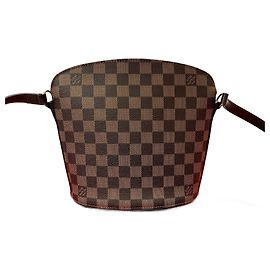 Borsa a Spalla in Pelle Damier Drouot di Louis Vuitton