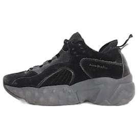 Acne Baskets en daim noir - taille EU 38 (UK 5)