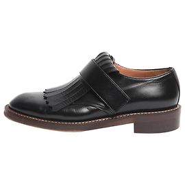 Marni Mocassini in pelle nera con frange - taglia EU 40