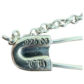 Collana da 20 pollici con spilla di sicurezza Chrome Hearts