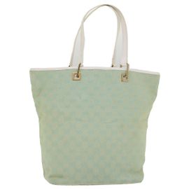 Borsa Shopping a Secchiello Vintage Gucci GG Canvas e pelle Medium