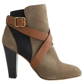 Michel Vivien Tacones de piel beige