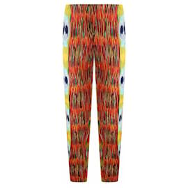 Celine 2000er Jahre abstrakt bedruckte Cropped-Hosen / Mehrere Farben - Céline