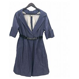 Autre Marque Abrigo Gown Chambray Bijou Belt de leur logette