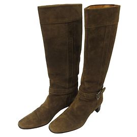 Autre Marque Lange Wildlederstiefel TANINO CRISCI