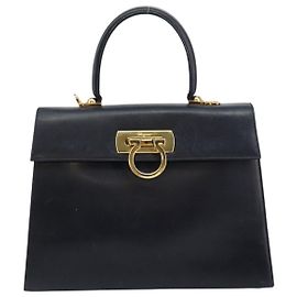 Borsa a mano convertibile Gancini in pelle media Salvatore Ferragamo