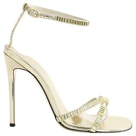 Victoria Beckham Tacchi in pelle dorati