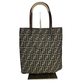 Borsa a mano/spalla Fendi in pelle/canvas marrone 294