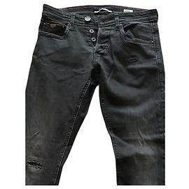 Autre Marque Jeans Salsa Skinny Fit Neri in Cotone da Uomo