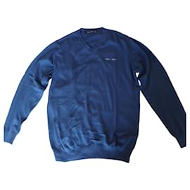 Teddy Smith Pullover Blau Baumwolle Herren M
