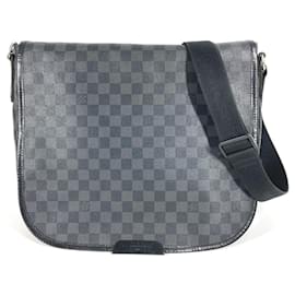 Borsa a tracolla Daniel GM Damier Graphite Louis Vuitton