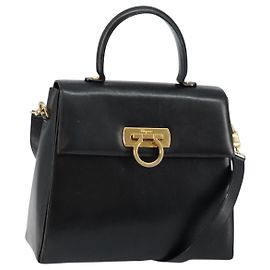 Borsa a mano convertibile Gancini in pelle media Salvatore Ferragamo